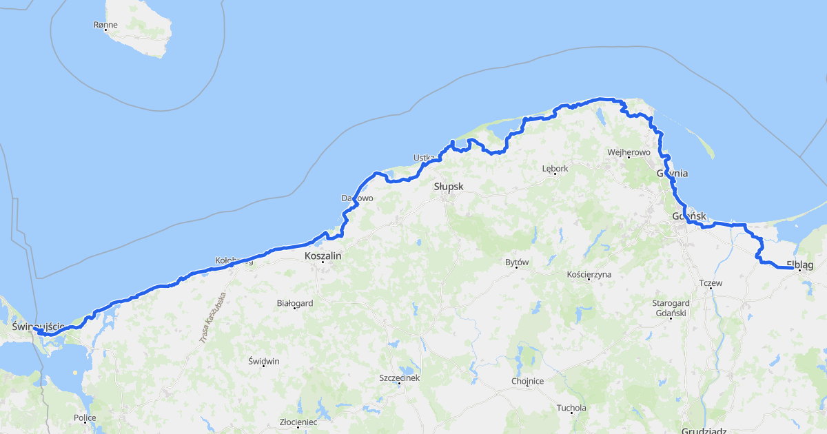 Velo Baltica - EuroVelo 10/13 - Trasa rowerowa R 10